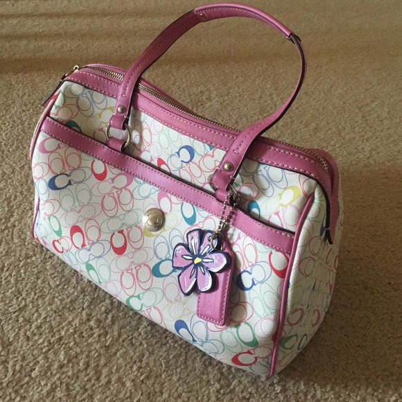 Multi-colored Coach Handbag