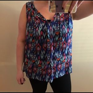 Multicolored GAP Sleeveless Top