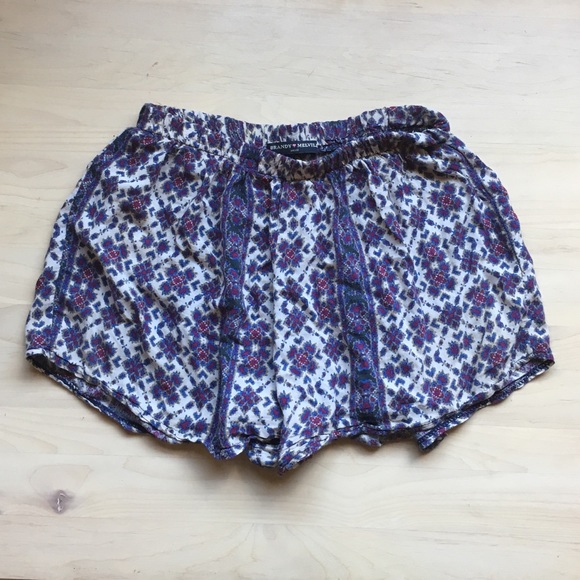 Brandy Melville Patterned Shorts