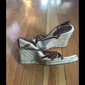 Banana Republic wedge sandals.