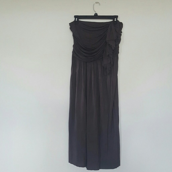 J. Crew ruched strapless dress