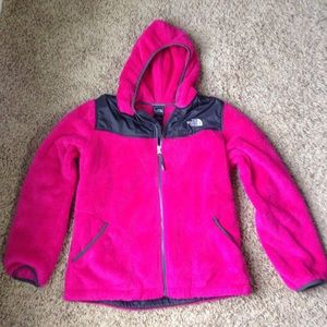 North Face Jacket with hood. Girls XL (18)