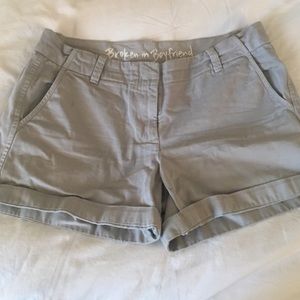 Broken in boyfriend shorts