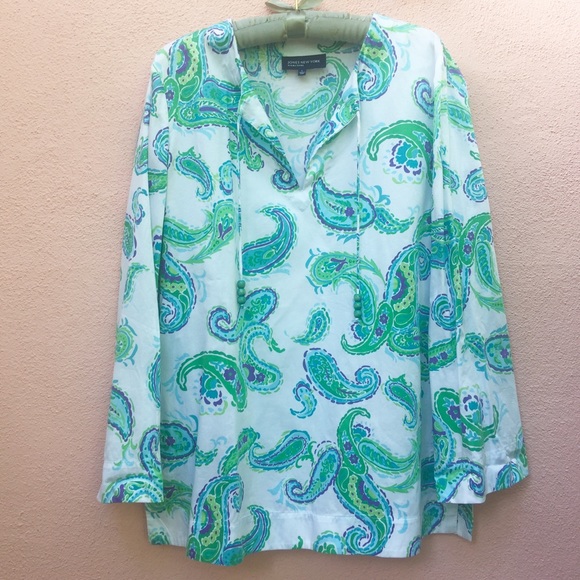 Jones New York Long Blouse