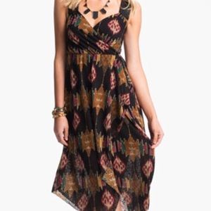 Free People All Wrapped Up Ikat Dress