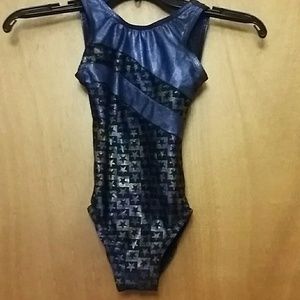 Girls tank gymnastics leotard
