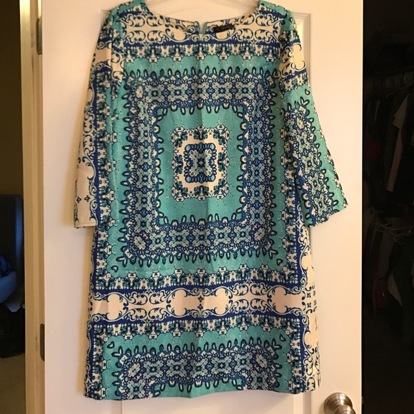 The Limited silky patterned dress