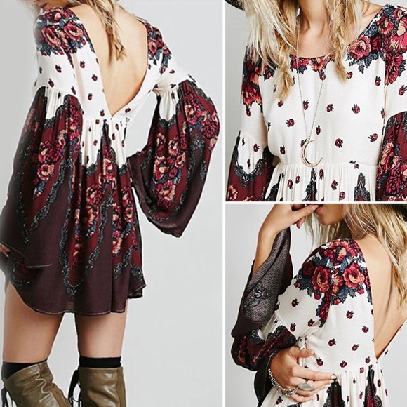 FLOWY Floral TAPESTRY Print Tunic DRESS NEW - Picture 2 of 3