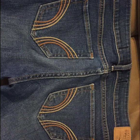 Juniors/Women's Hollister dark wash boot cut jeans - Picture 1 of 3