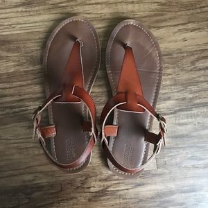 Brown sandals