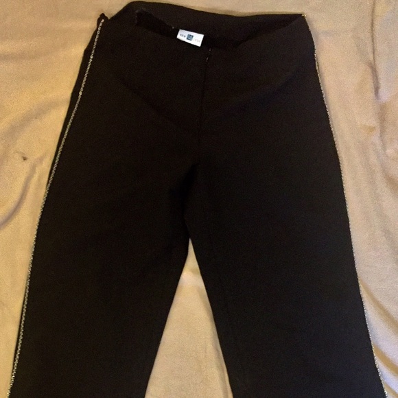 Vintage NewLook Wide Leg Side Split Black US8 UK10