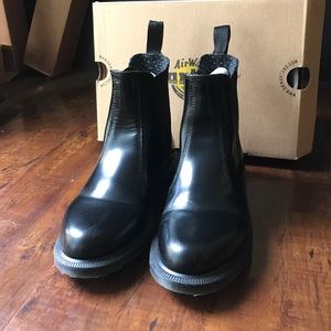 Dr Martens Flora Black Chelsea Boots