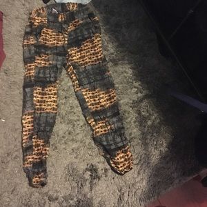 Tribal ankle pants