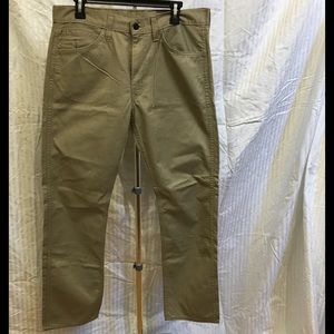 Men's Levi's 513 slim straight jeans W34 L32 tan
