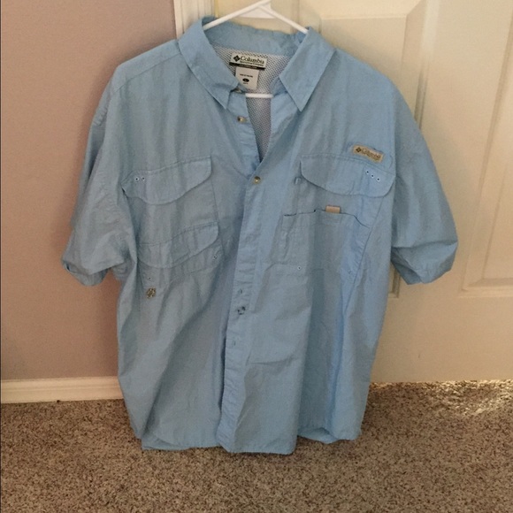 Men's Columbia fishing shirt