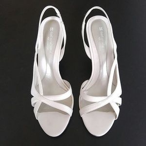 White Naturalizer Heels