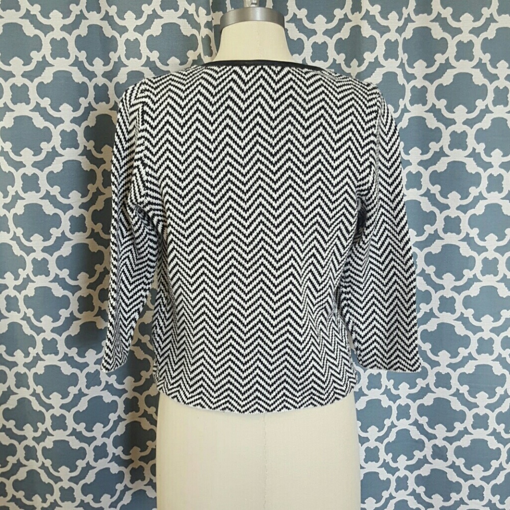 Halogen chevron patterned jacket - Picture 4 of 4