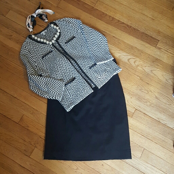 Halogen chevron patterned jacket - Picture 2 of 4
