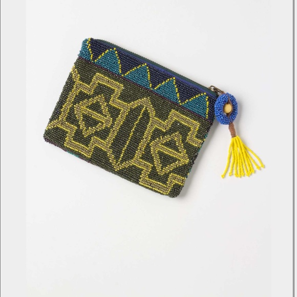 Anthropologie Beaded Small Clutch - Picture 2 of 4