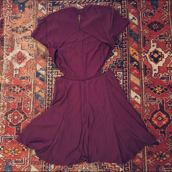 Reformation Dresses & Skirts - REFORMATION Oxblood / maroon backless dress, sz S