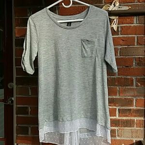 Style & Co. Pretty layered look shirt