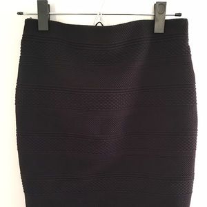 Ann Taylor Loft black bodycon skirt