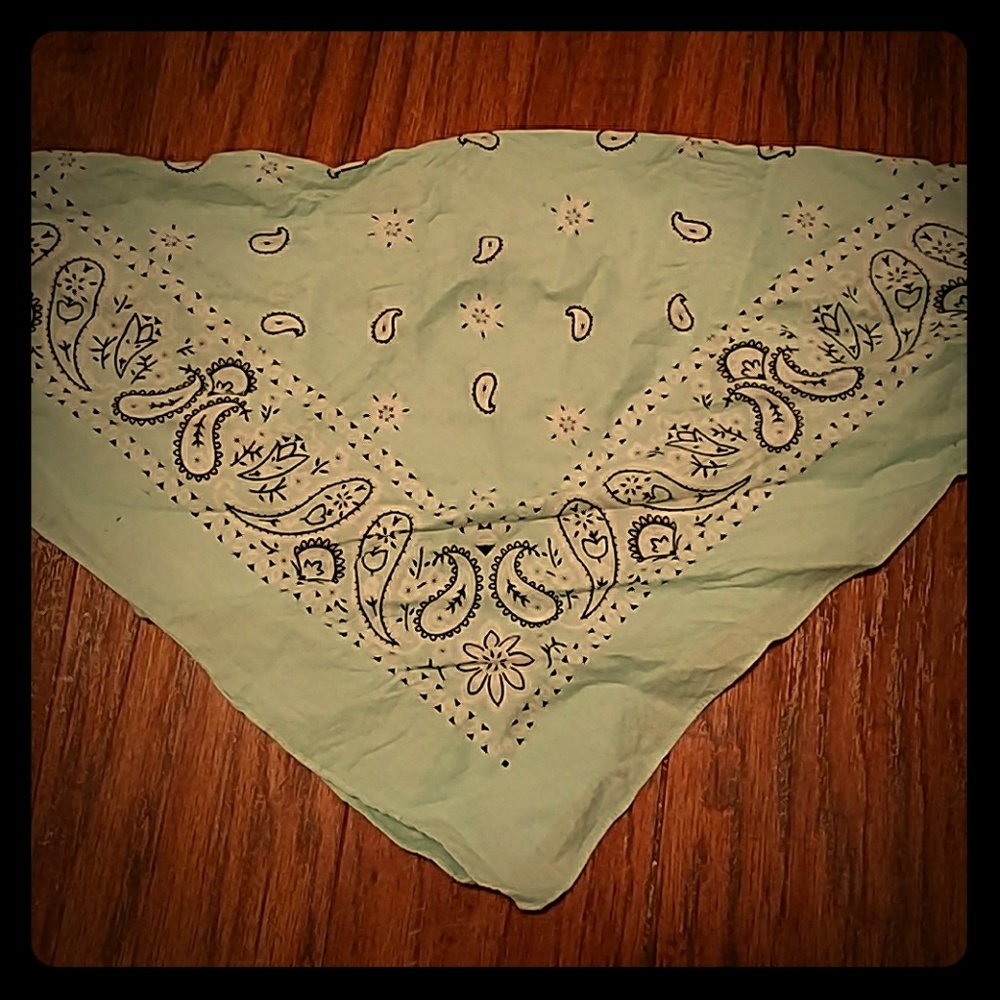 Gorgeous Green Bandanna