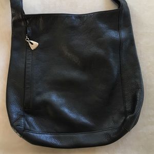 Monet leather shoulder bag.