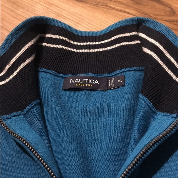 ❗️SOLD❗️Nautica Men's Quarter Zip Sweater. - Picture 4 of 4