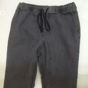 Mens denim jogger forever21