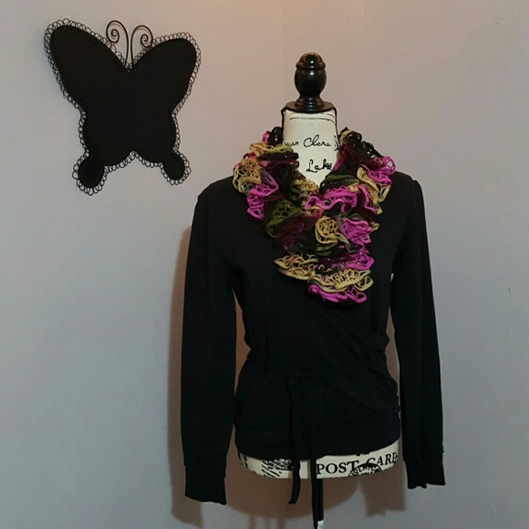 NWOT black with black belt size M