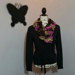 NWOT black with black belt size M