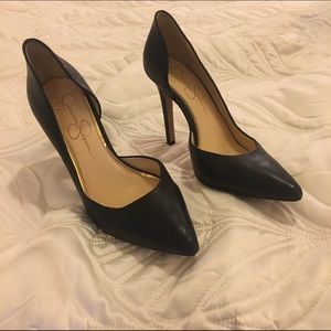 Black Jessica Simpson pointed toe stilettos! Sz. 7