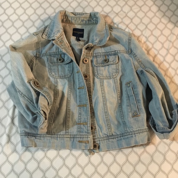Light wash denim jacket