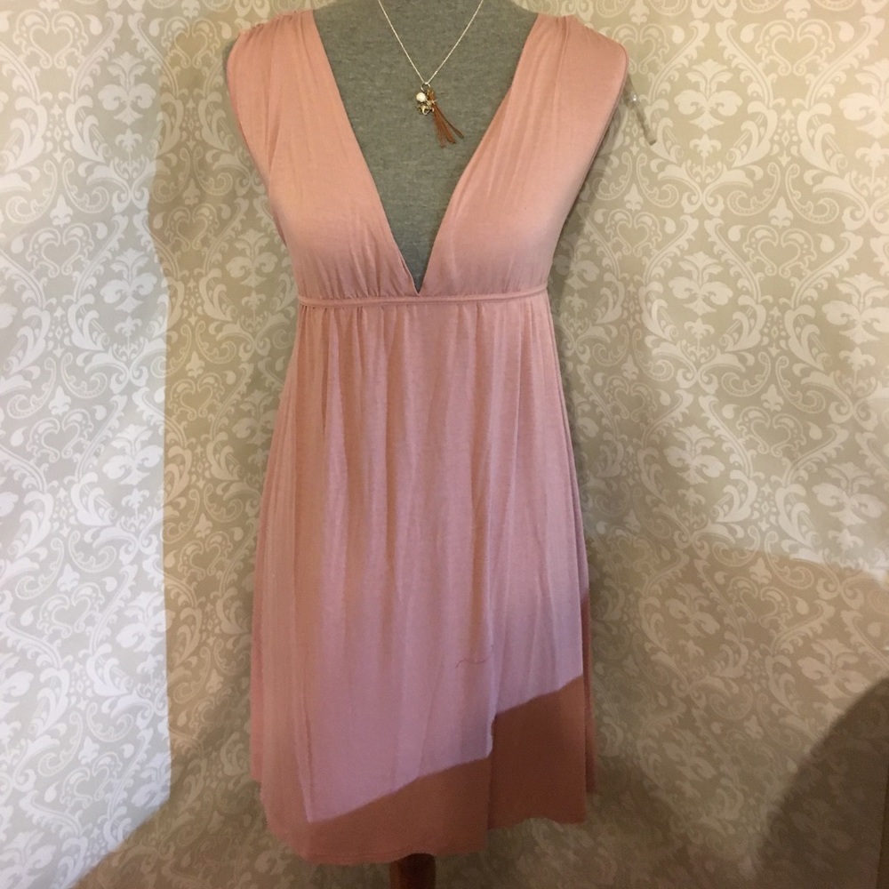 Flirty pale pink dress