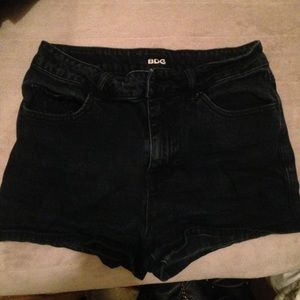 Urban outfitters high waisted shorts sz 29 black