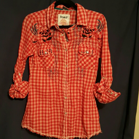 Roar Button Down Shirt