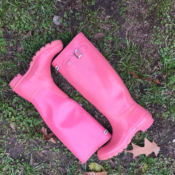 Pink Hunter Boots