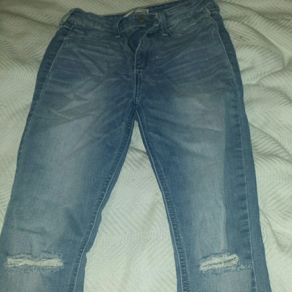 Super high waisted Hollister jeggings