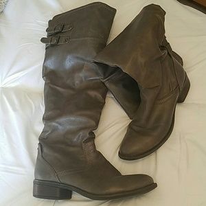 Grey Aldo Boots