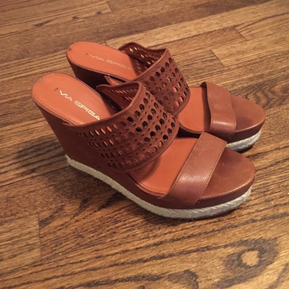 Via Spiga Espadrille Platforms