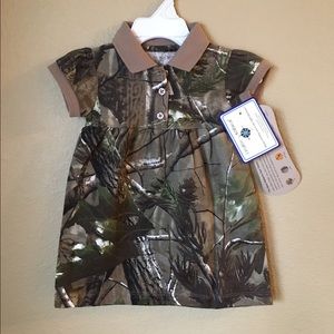 CREATIVE KNITWEAR Camo Polo Dress