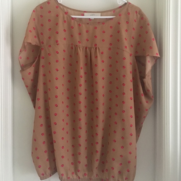 Pink Polka Dot Top