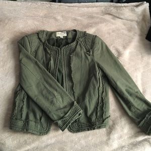 Elizabeth and James short military jacket