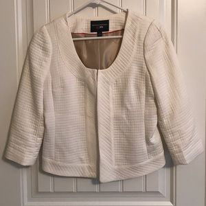 EUC Banana Republic White Blazer Size 2
