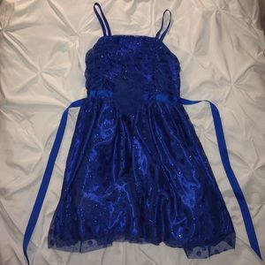 Blue dress