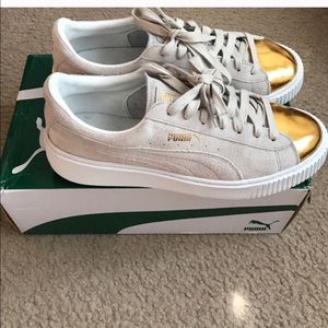 Puma Gold Star platform sneakers size 10