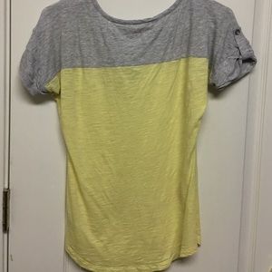 Express Tops - Express v neck yellow and gray Express Tops - Express v neck yellow and gray