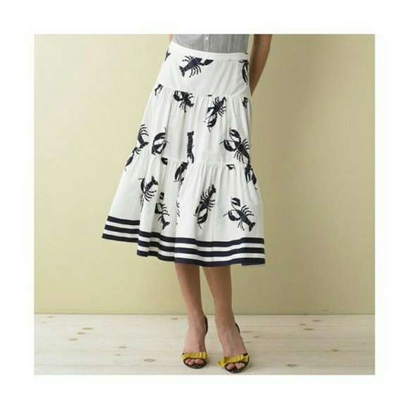 J Crew  Dresses & Skirts - J Crew Lobster Skirt Size 0