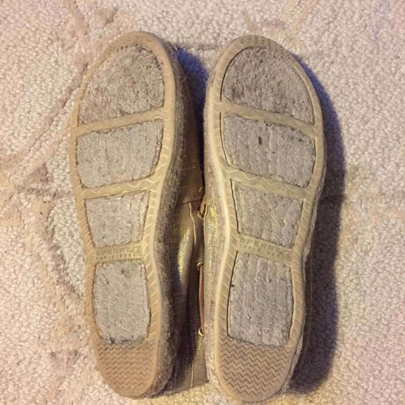 Sperry Shoes - SPERRY GOLD CANVAS ESPADRILLES Sperry Shoes - SPERRY GOLD CANVAS ESPADRILLES